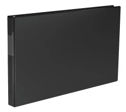 Stride® Heavy-Duty Spreadsheet 3-Ring Binder, 1" D-Rings, Black