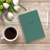 Studio Oh! Agatha Notebook, 8-1/4" x 6-1/4", 288 Pages, Current Mood (Hunter Green)