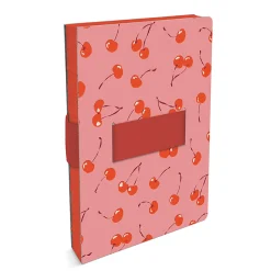 Studio Oh! Casey Notebook With Phone Loop, 9-5/8” x 7-1/8”, 1 Subject, College Rule, 192 Pages, Fresh-Picked Cherries