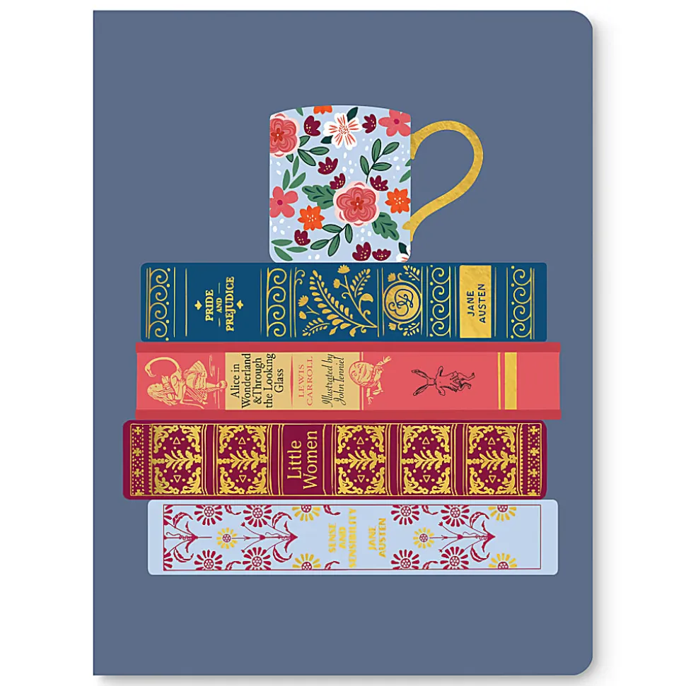 Studio Oh! Medium Coptic-Bound Journal, 8-11/16” x 6-1/2”, 1 Subject, College Rule, 192 Pages, Fully Booked