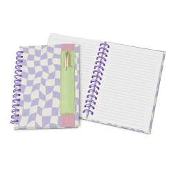 Studio Oh! Oliver Notebook With Pen Pocket, 8-5/16” x 6-3/16”, 1 Subject, College Rule, 160 Pages, A Mirage Of Thoughts