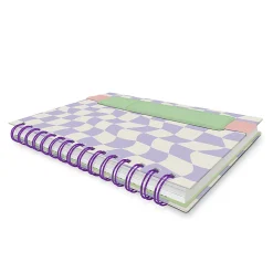 Studio Oh! Oliver Notebook With Pen Pocket, 8-5/16” x 6-3/16”, 1 Subject, College Rule, 160 Pages, A Mirage Of Thoughts