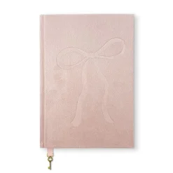 Studio Oh! Olivia Velvet Journal, 5-13/16" x 8-1/4", Sweetheart Pink, Total Quantity 1