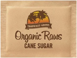 Sugar Foods Organic Raw Cane Sugar Packets, Box Of 200 Packets