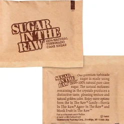 Sugar In The Raw Natural Turbinado Cane Sugar Packets - Molasses Flavor - Natural Sweetener - 200/Box - 2 / Carton