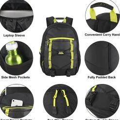 Summit Ridge Bungee Backpacks With 17