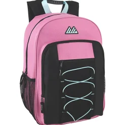 Summit Ridge Bungee Backpacks, Assorted Colors, Case Of 24 Backpacks, 4016Q24