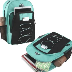 Summit Ridge Bungee Backpacks, Assorted Colors, Case Of 24 Backpacks, 4016Q24