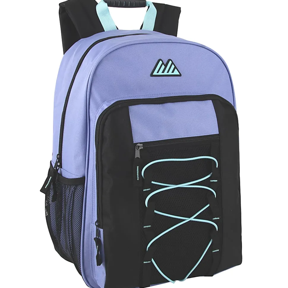 Summit Ridge Bungee Backpacks, Assorted Colors, Case Of 24 Backpacks, 4016Q24