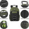Summit Ridge Bungee Backpacks, Assorted Colors, Case Of 24 Backpacks, 2888Q24