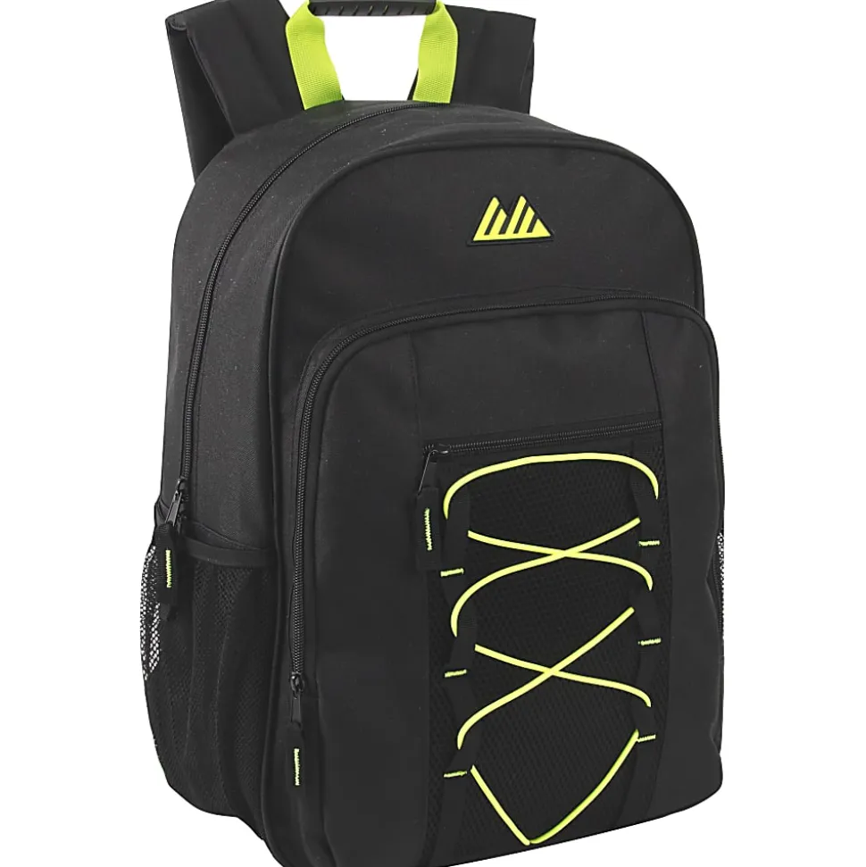 Summit Ridge Bungee Backpacks, Assorted Colors, Case Of 24 Backpacks, 2888Q24