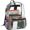 Summit Ridge Classic Clear Backpacks, Black Trim, Case Of 24 Backpacks