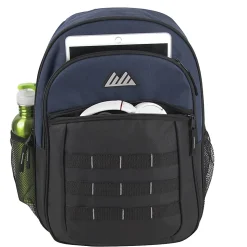 Summit Ridge Daisy Chain Backpacks, Black/Navy, Total Qty 24