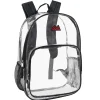 Summit Ridge Heavy-Duty Clear Backpack, Black Trim