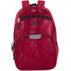 Summit Ridge Mesh Backpack, Red