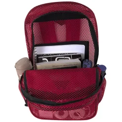 Summit Ridge Mesh Backpack, Red