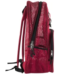 Summit Ridge Mesh Backpack, Red
