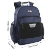 Summit Ridge Multi-Pocket Backpacks With 17" Laptop Pockets, Black/Navy, Total Qty 24