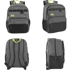Summit Ridge Multi-Pocket Backpacks, Assorted Colors, Case Of 24 Backpacks, 2939Q24