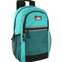 Summit Ridge Multi-Pocket Reflective Backpacks With 30-Piece School Supply Kits, Assorted Colors, Total Qty 12