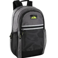 Summit Ridge Multi-Pocket Reflective Backpacks With 30-Piece School Supply Kits, Assorted Colors, Total Qty 12