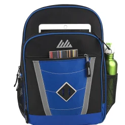 Summit Ridge Reflective Backpack, Blue/Black