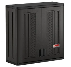Suncast Commercial HDPE 1-Shelf Wall Cabinet, Gray
