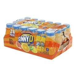 SunnyD Tangy Original Orange-Flavored Citrus Punch, 6.75 Oz, Pack Of 24