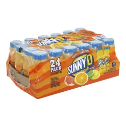 SunnyD Tangy Original Orange-Flavored Citrus Punch, 6.75 Oz, Pack Of 24