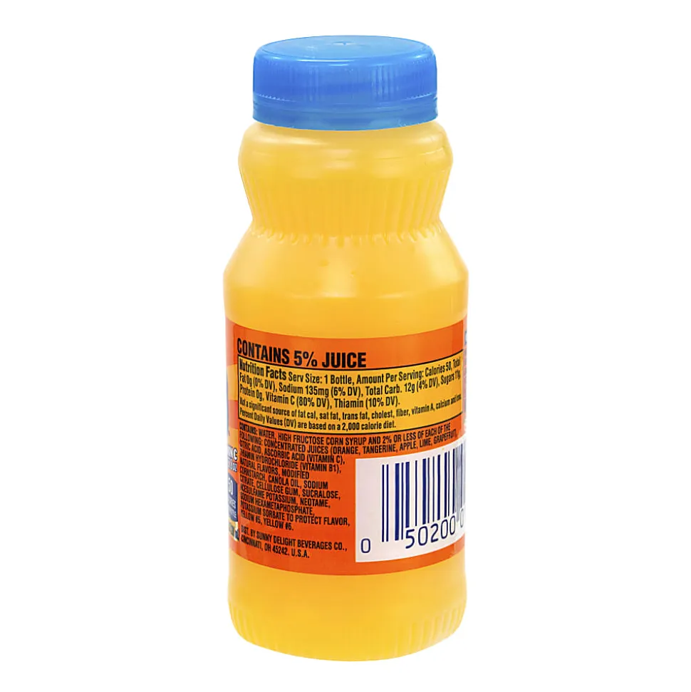 SunnyD Tangy Original Orange-Flavored Citrus Punch, 6.75 Oz, Pack Of 24