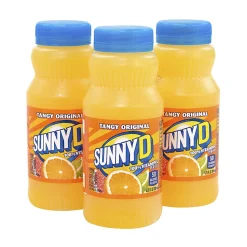 SunnyD Tangy Original Orange-Flavored Citrus Punch, 6.75 Oz, Pack Of 24