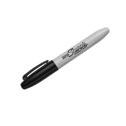 Super Sharpie® Permanent Markers, Black, Pack Of 6 Markers
