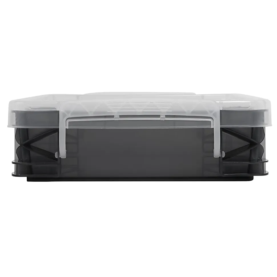 Super Stacker Document Box, 3-7/16”H x 10-1/2”W x 14-1/2”L, Gray