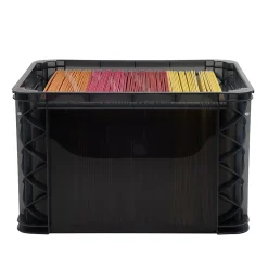 Super Stacker Large Storage Box, 11-1/4"H x 14"W x 17-3/4"L, Gray