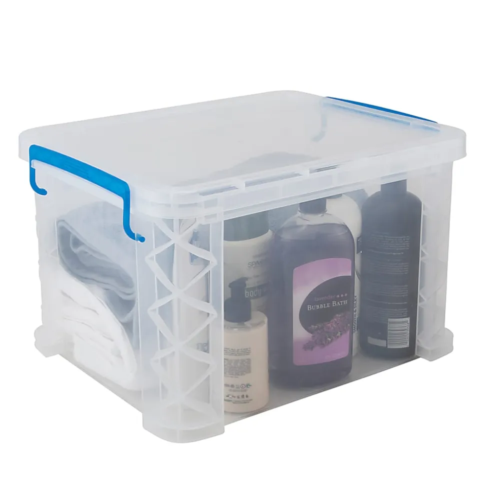Super Stacker Letter Legal Storage Box 11-1/4" H x 14" W x 17-3/4" L Clear