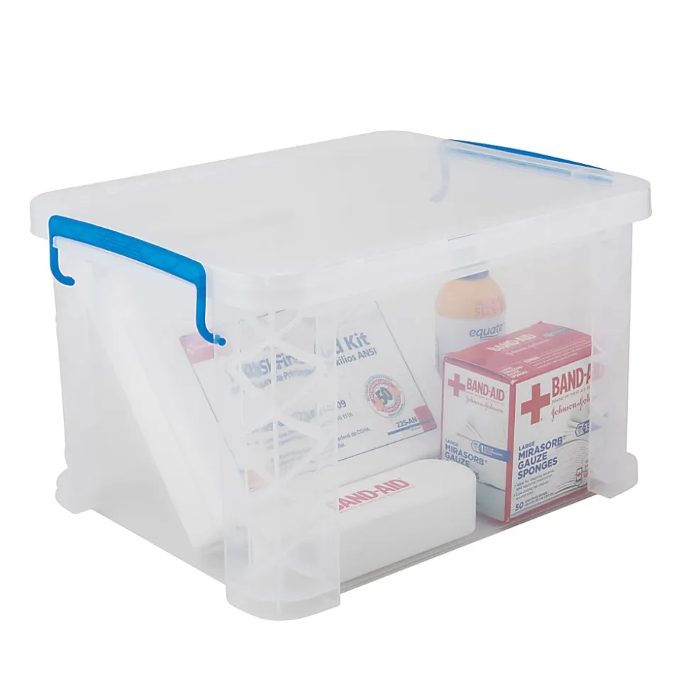 Super Stacker Letter Legal Storage Box 11-1/4" H x 14" W x 17-3/4" L Clear