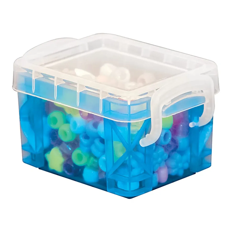 Super Stacker Pixie Storage Boxes, 9-1/2”H x 2-7/16”W x 3-1/4”D, Multicolor, Set Of 5 Boxes