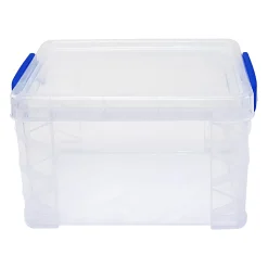 Super Stacker Storage Box, 6-1/2”H x 7-3/8”W x 10”L, Clear