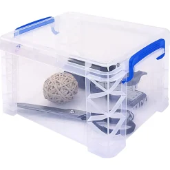 Super Stacker Storage Box, 6-1/2”H x 7-3/8”W x 10”L, Clear