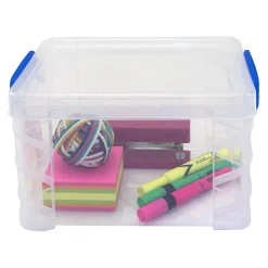 Super Stacker Storage Box, 6-1/2”H x 7-3/8”W x 10”L, Clear