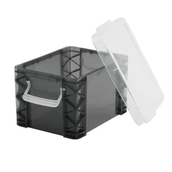 Super Stacker Storage Box, 6-1/2”H x 7-3/8”W x 10”L, Gray