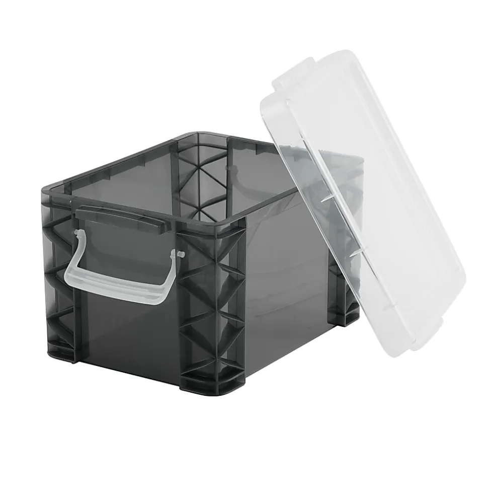 Super Stacker Storage Box, 6-1/2”H x 7-3/8”W x 10”L, Gray