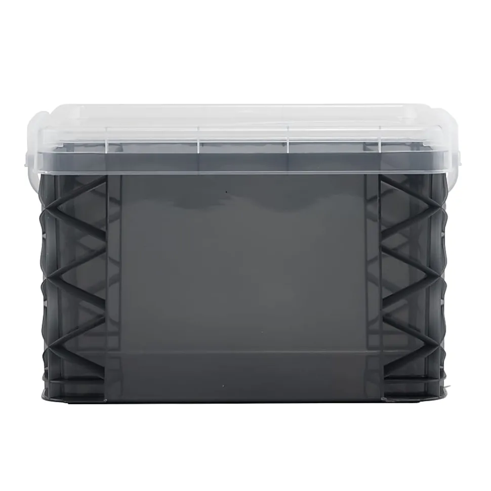 Super Stacker Storage Box, 6-1/2”H x 7-3/8”W x 10”L, Gray