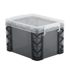 Super Stacker Storage Box, 6-1/2”H x 7-3/8”W x 10”L, Gray