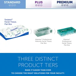 Surpass® 2-Ply Facial Tissue, Unscented, 100 Tissues Per Box, Case of 30 Boxes