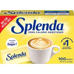Sweetener Packets, Splenda, Box Of 100 Packets