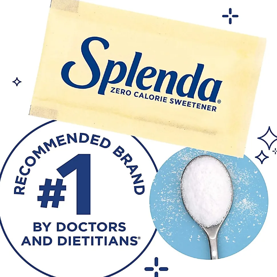 Sweetener Packets, Splenda, Box Of 100 Packets