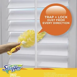 Swiffer® 360° Duster Refills, Yellow, 6 Refills Per Box, Carton Of 4 Boxes