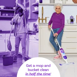 Swiffer PowerMop Multi-Surface Floor Cleaning Mopping Pad Refills, Pack Of 5 Refills