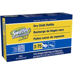 Swiffer Professional Max Dry Refill Cloth Dusting Pads, 16 Cloths Per Box
